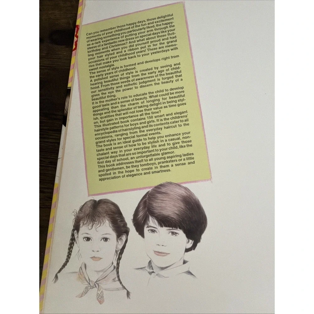 Vintage 150 YOUNG MODE Book Hair Style Illustration Dowa Hardcover 14.5